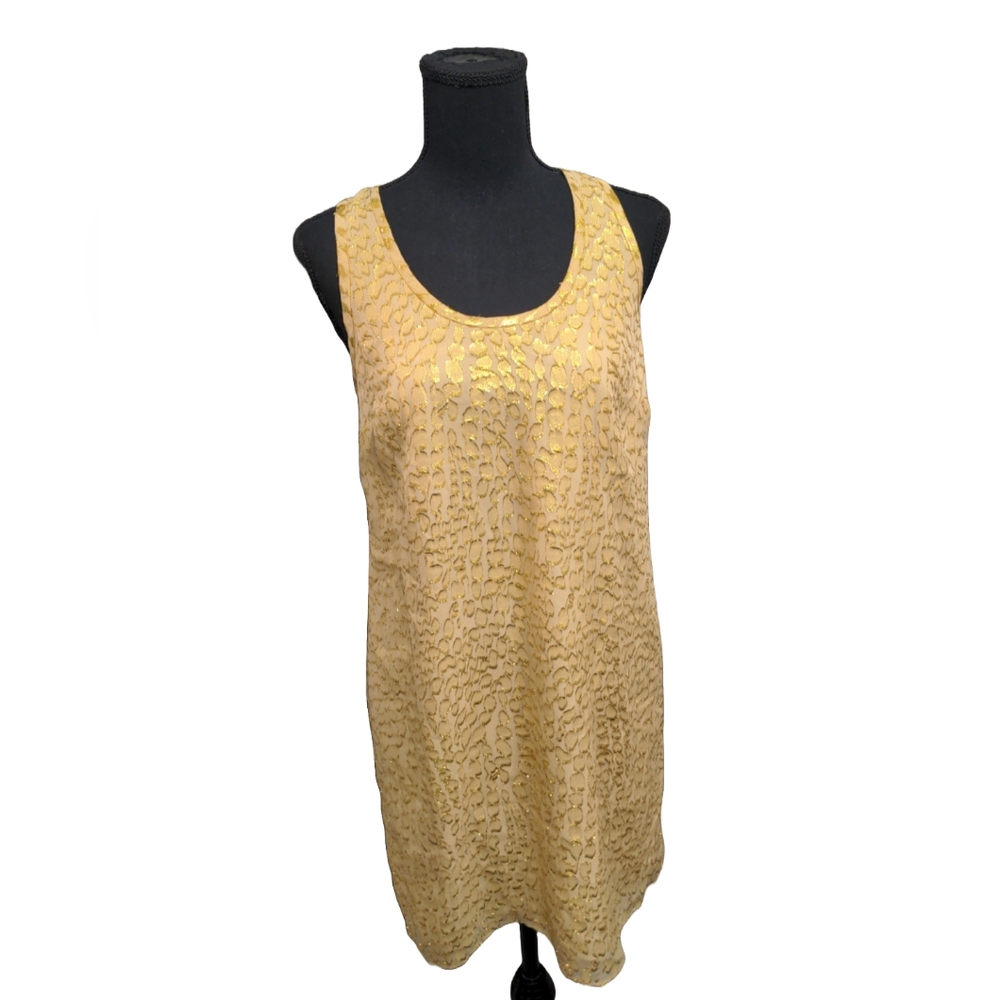 NWT Lilly Pulitzer Betty Dress Silk Jacquard Gold Almond Size Small Glam